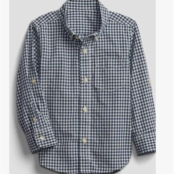 🎈🎈🎈Toddler Gap Gingham check Print Shirt Size 3T - Picture 1 of 7